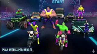 Play With Super Heroes: Action Packed Racing Gameplay