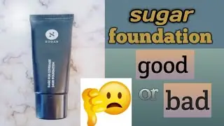 sugar rage for coverage 24hr foundation review ||good or bad||