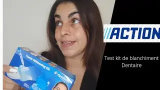 test kit blanchiment dentaire ACTION 5,49&euro; #blanchiment #dents #sourire #action #test