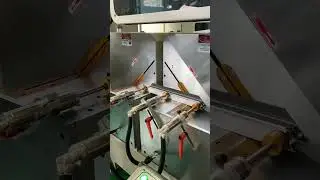 Double Head Cutting Saw Ultra Short Profile Cutting Function #machine #cnc #aluminium #factory