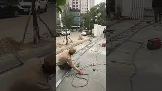 Thi c&ocirc;ng cổng luxury car spa #chamsocxehoi #hanhnv8319 #ruaxe