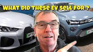 Did The BMW I4 & Dacia Spring SELL? | EV AUCTIONS RESULTS!