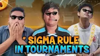 SIGMA RULE IN TOURNAMENT|| FREEFIRE