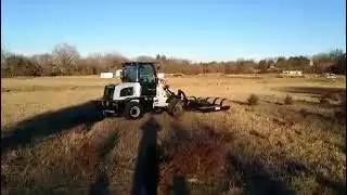 Ranko R508L Wheel Loader with mower attachment demo