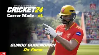 Cricket 24 Gundu Gubendran Career Mode Ep - #1 Live Tamil | Cricket 24 PC GAME | TK PlayZ - தமிழ்
