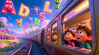 Train ABC Learning Ride 🧸🔢🍼 | Kids Fantasy Song | Learn Numbers and Happy Routines