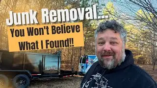 Junk Removal - Cleaning up the woods!