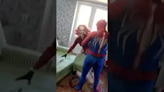 SERBIAN DANCING LADY HE ENTERED THE HOUSE OF THE SPIDERMAN BROS #spiderman #serbian #horror #pov