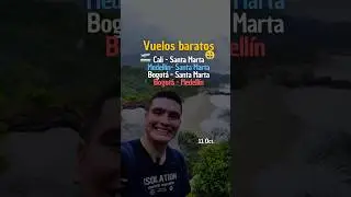 Vuelos baratos a Santa Marta y Medell&iacute;n✈️😍 #vuelosbaratos #SantaMarta #Cali #Bogot&aacute;