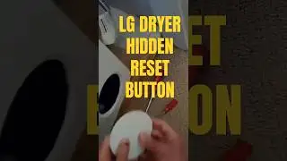 ✨ LG DRYER - EASY RESET BUTTON  - Make Sure To Unplug ✨ #diy #appliancerepair #short #shorts #fix