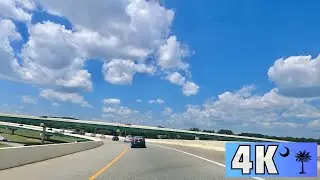 Timelapse Drive I-26 to I-385 40 Min Day Drive