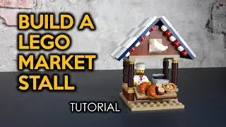 How to Build a LEGO Market Stall for a Custom LEGO City
