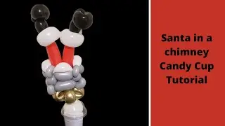Santa Stuck in a chimney - A Christmas Balloon Twisting Tutorial