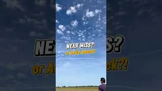 Near Miss Or Aerial Attack #rcplane #rcplanecrash #rcflying #rcflight