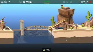 Poly Bridge 2 (4-4 Trap Door)