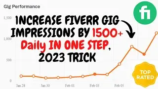 Ежедневный прирост показов на Fiverr составил более 1500 | Советы по поисковой оптимизации Fiverr...