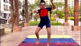 Ojasvi nandan  “Yoga Asana Performance 