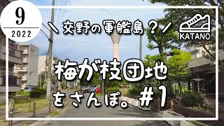 【交野】交野の軍艦島？梅が枝団地をさんぽ。#1【散歩】