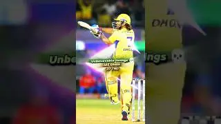 Dc vs Csk Ipl 2024 || 13th Match || Ms Dhoni 🥶 ||#shorts #trending