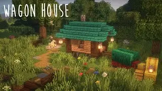 Minecraft | How to Build a Tiny Wagon House