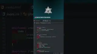 Granite Double Tetrahedron   CSS 💦 #shorts #css #html #coding #js #website