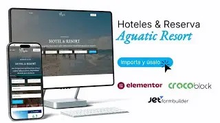 Hotel Room Rental System with WordPress, Elementor and Crocoblock | Aguatic Resort