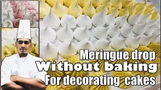 meringue recipe| meringue unbaked| meringue  kisses | egg white with icing sugar