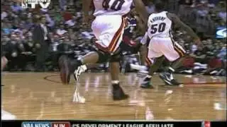 Dwyane Wade Blocks Lebron James