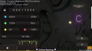 Osu! | 9* Coc*ine pass cross-screen jumps