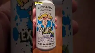 Warheads Extreme Sour Blue Raspberry Hard Seltzer
