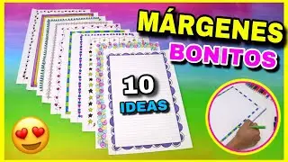 MÁRGENES para CUADERNOS | Bordes y Recuadros muy Bonitos #3 | NatyGloss
