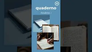 Come si pronuncia &ldquo;Quaderno&rdquo; correttamente? | Drill Shadowing