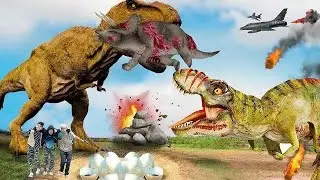 😯Dinosaur forest attack | Dinosaur movie | @mr ali 785 | new video 