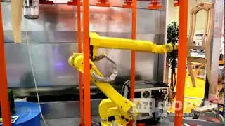 Как работает комплекс покраски с Роботом  Fanuc (Япония) от компании MDM Техно