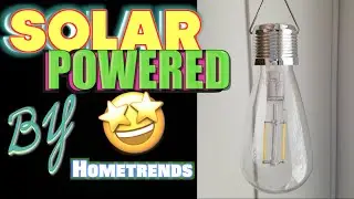 Hanging Solar Light Bulb By: hometrends