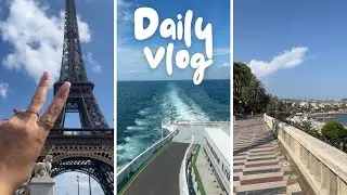 Silent Vlog: Daily Life in Italy, France & UK | Ferry Journey | Summer Holiday Daily life moments 