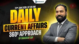 22 જાન્યુઆરી 2026 l Daily Current Affairs in Gujarati by Dhyey live l with Rajesh Bhaskar Sir |