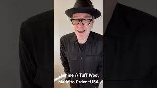 Made to Order- 9 oz Indestructible Wool Melton Shirt Jacket.  MADE NYC USA www.byrobertjames.com
