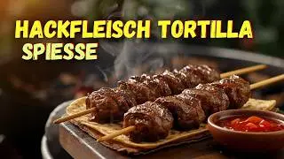 Diese Hackfleisch-Tortilla-Spiesse will jeder Probieren! Einfach & saftig Virales Rezept