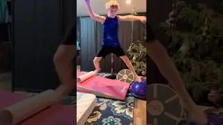 Oh no I think he finally did it! Nolan created a ninja warrior obstacle course he can&rsquo;t clear! 🤯