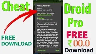 How to download cheat droid pro free