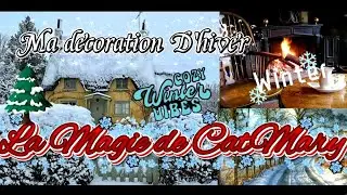 🌲❄🏠 Ma décoration d'hiver 🥶❄☃️#decoration #hiver #visitemaison #homedecor