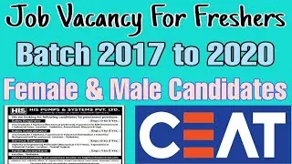 Fresher Job Update 2020 | Mechanical Electrical Electronic ITI Job | BE ,Diploma Fresher Job |Hiring