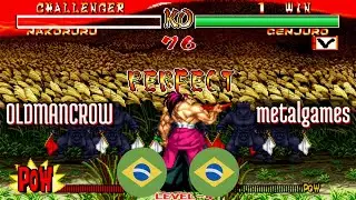 Samurai Shodown II (FT5) - OLDMANCROW (BR) vs metalgames (BR) - 2021-10-11