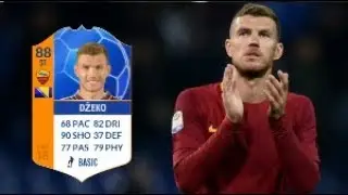 Fifa 18 SMOTM Dzeko (88) Player Review