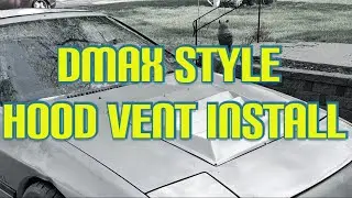HOW TO INSTALL DMAX STYLE HOOD VENT ON MY FC RX7 - Sidewayz Sinclair