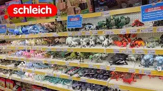 Let's have a look at this Schleich figure display in the Smyths Toys. 