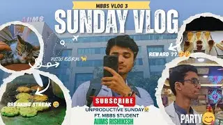 🧑‍⚕️Sunday of MBBS student at AIIMS 🩻 | #ft.mbbs #neet #neet2026 #aspirants #vlog #minivlog #pw 
