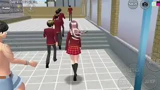 sakura berangkat sekolah bareng pacarnya, dan parahnya pacarnya pakai swimsuit😭😱