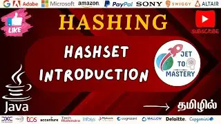 Hashset Introduction || DSA || Hashing || Java || Tamil